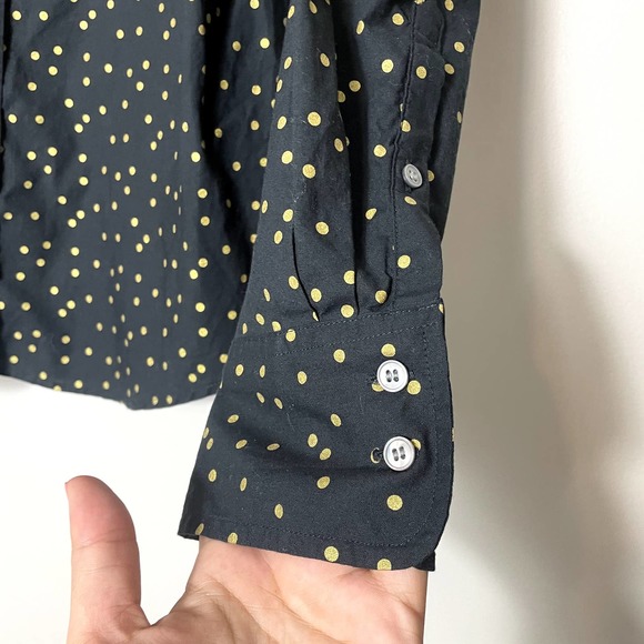 J. Crew Polka Dot Button Down Top - Picture 4 of 4